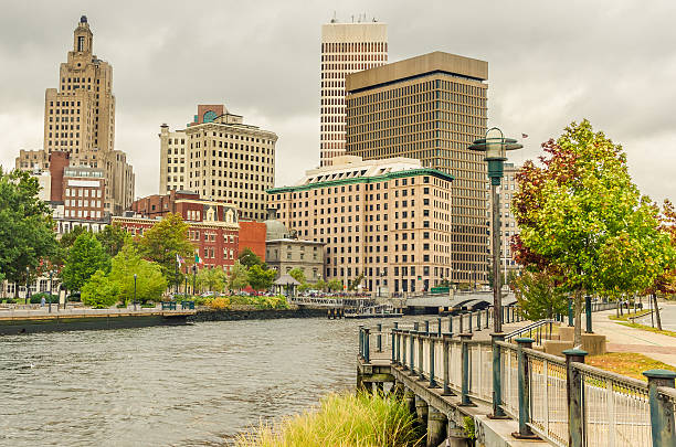istock Providence Skyline and Cloudy Sky 462243007