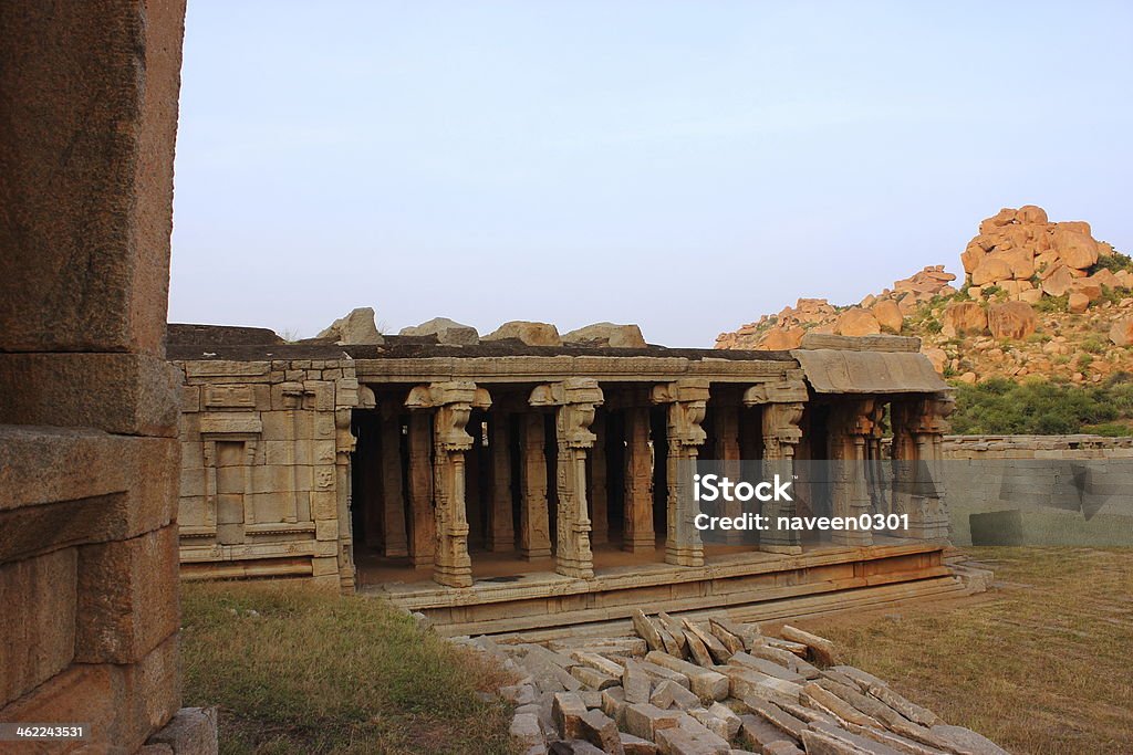 Ruins of ancient Achyutaraya temple in Hampi Achyutaraya Temple in Hampi, Karnataka, India. Ancient Stock Photo