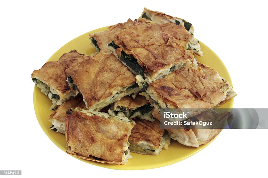 Spinach and cheese pie Appetizer Stock Photo