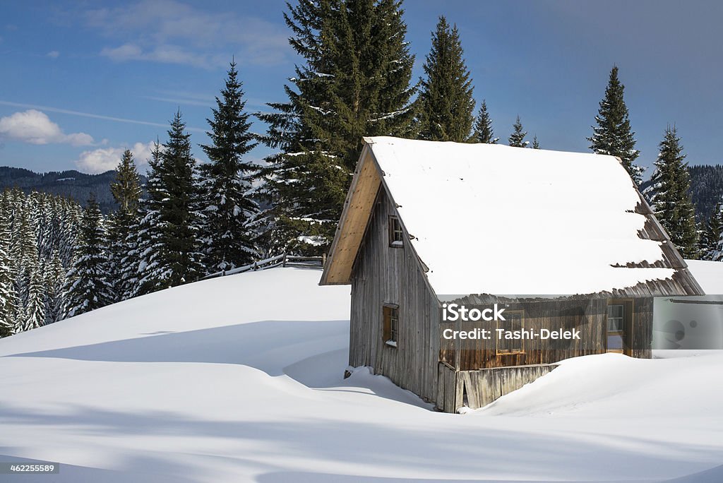 Schöne Winter Landschaft - Lizenzfrei Alpen Stock-Foto