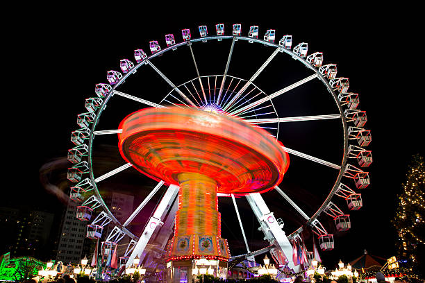 Amusement park near Alexanderplatz in Berlin, Germany