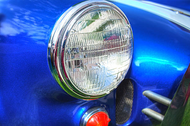 istock Retro Sportscar headlight 462264545