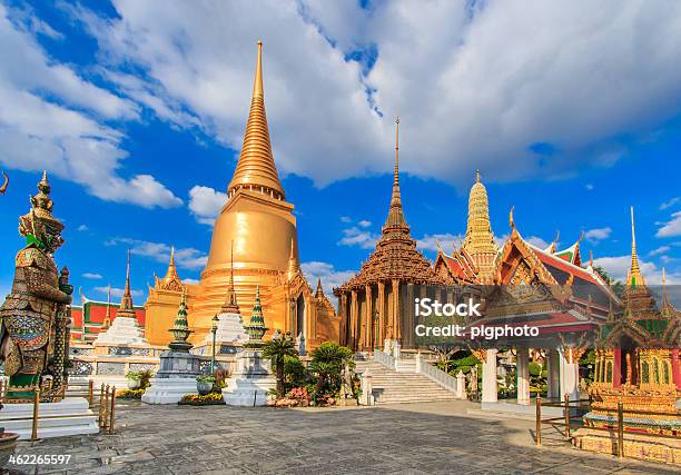 Wat Phra Kaeo Temple Bangkok Asia Thailand Stock Photo - Download Image Now - Bangkok, Temple - Building, Thailand