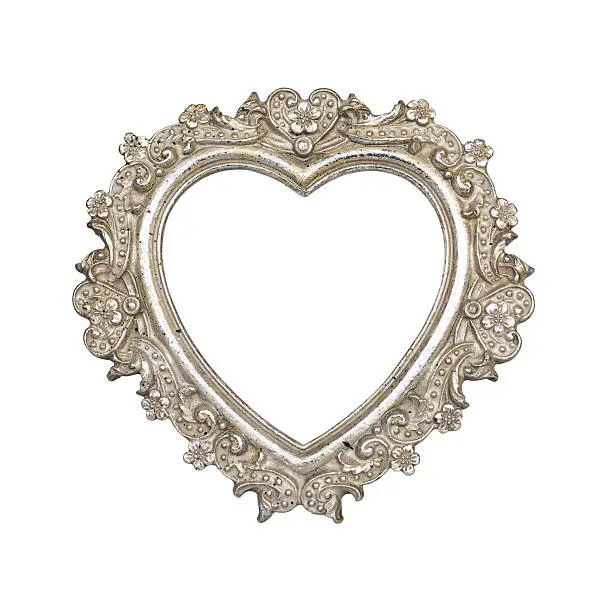 Photo of Silver heart picture frame