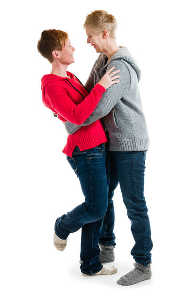 Lesbian couple stock photo