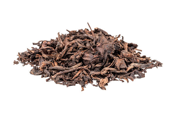 istock Pu-erh. Chinese dark tea isolated on white background 462270267