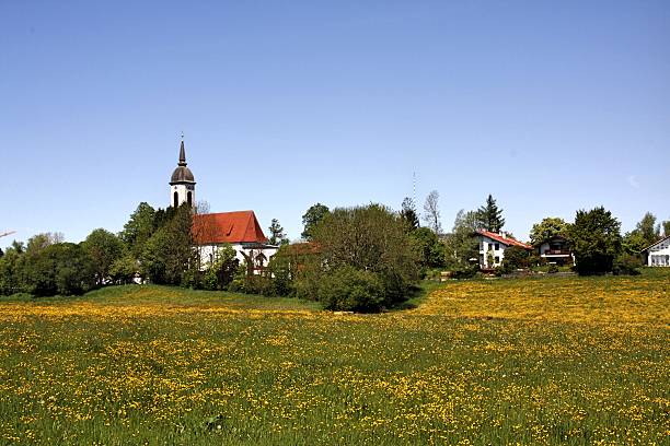 Church in Bavaria stock photo