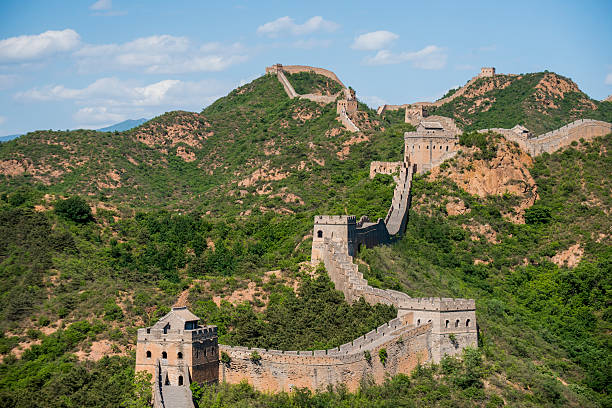 istock Great Wall of China in Summer with beautiful sky 462280887