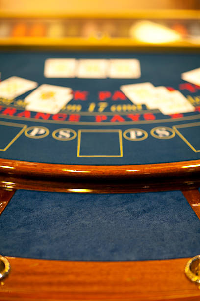 istock detail of a blacjack table 462280957