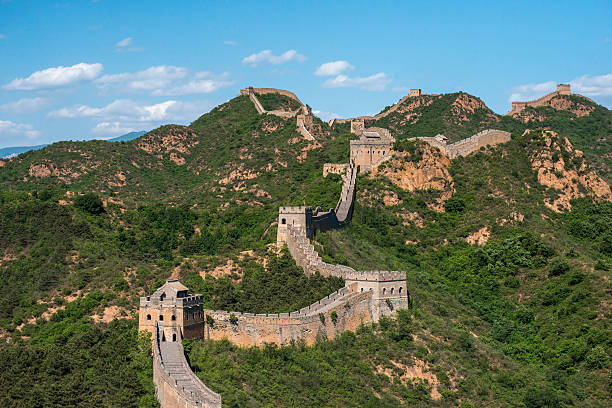 istock Great Wall of China in Summer with beautiful sky 462281999