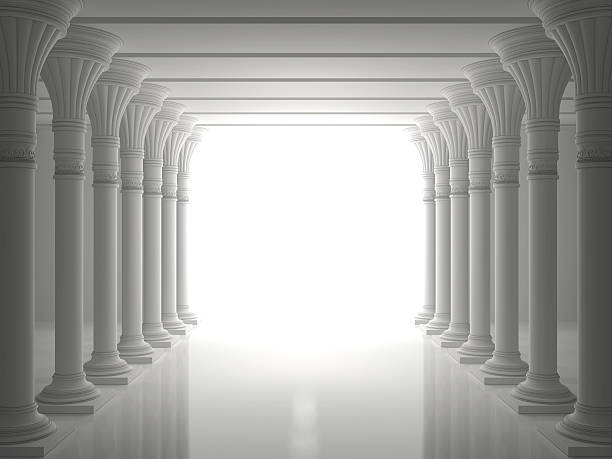 istock Colonnade of ancient columns 462286337