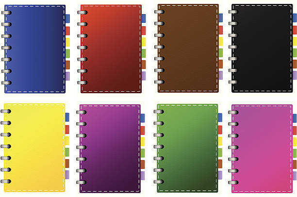 Notepads icon vector art illustration