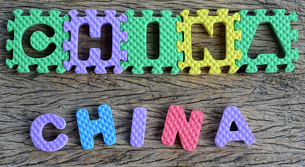 istock jigsaw written china word on wood background 462297087