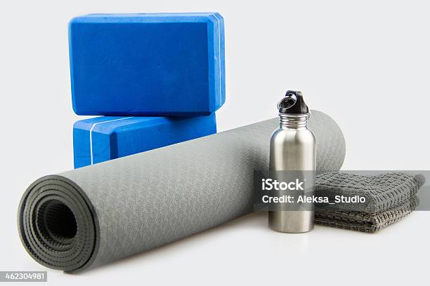 Yoga Set Stock Photo - Download Image Now - Yoga, Equipment, Sport - iStock