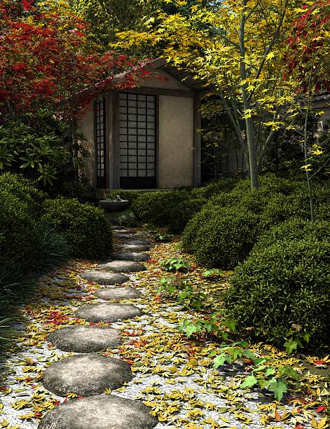 istock Japanese Tea House and Garden 462311197