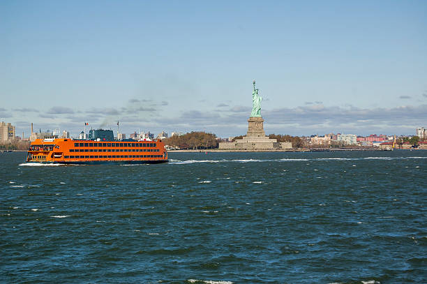 istock Staten Island Ferry and Statue of Liberty 462313515