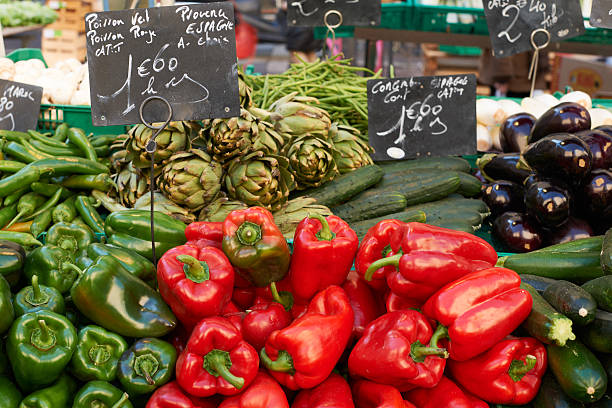 istock Vegetables on market stall 462315175