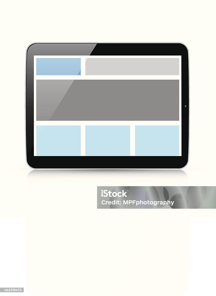 Web Coding Concept Responsive Html And Css Design Horizontal Tablet ...