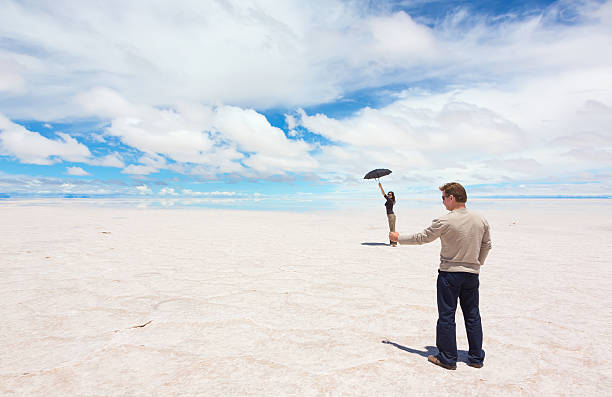 Spatial perspective on the lake Salar de Uyuni, Bolivia