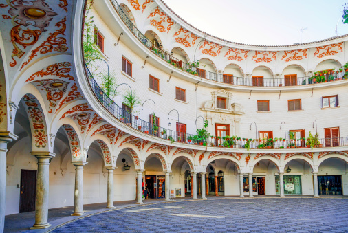 Plaza del Cabildo, Cabildo square Seville, Andalusia, Spain