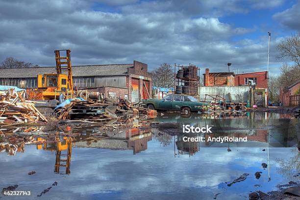 Scrapyard England Stock Photo - Download Image Now - Abandoned, Auto Repair Shop, Car