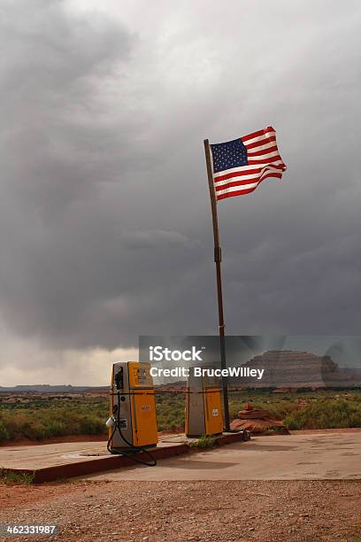 American Gass Stock Photo - Download Image Now - Price, Utah, American Flag