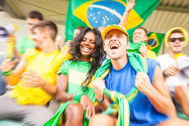 istock Brazilian Supporters at Stadium 462335919