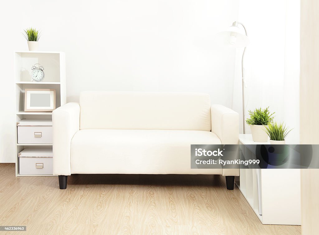 sofa in the living room sofa in the living room with wood floor at home Flooring Stock Photo