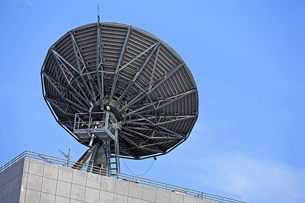 satellite dish satellite dish landsat satellite photos stock pictures, royalty-free photos & images