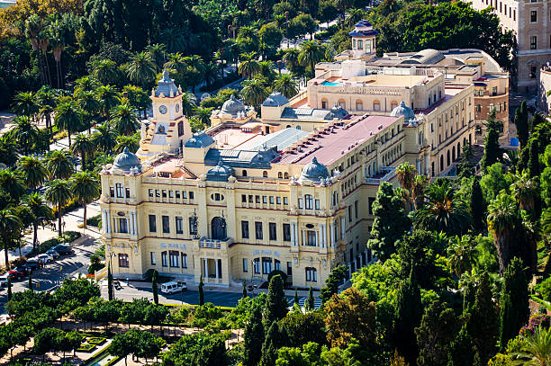 istock town hall in Malaga, Spain 462345067