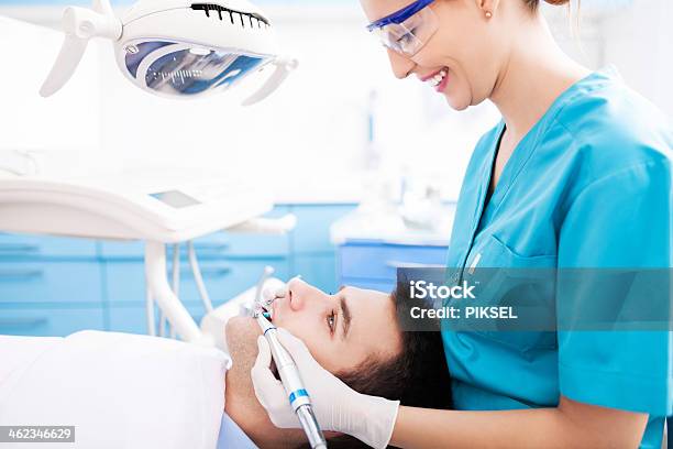 Dentist Office Stock Photo - Download Image Now - 30-39 Years, Adult, Adults Only