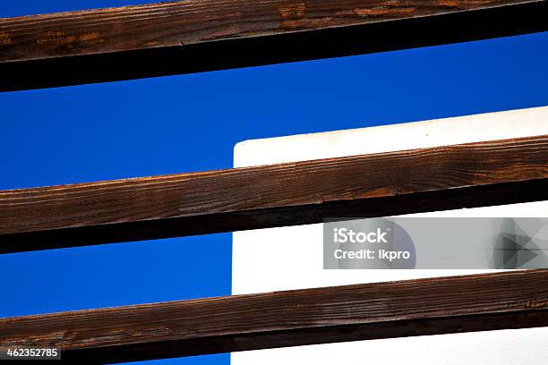 Piece Of Brown Wood As A Roof In Stock Photo - Download Image Now - Abstract, Anger, Architecture