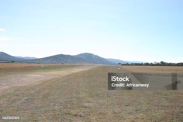 Airstrip In The African Savannah Serengeti Tanzania Stock Photo - Download Image Now