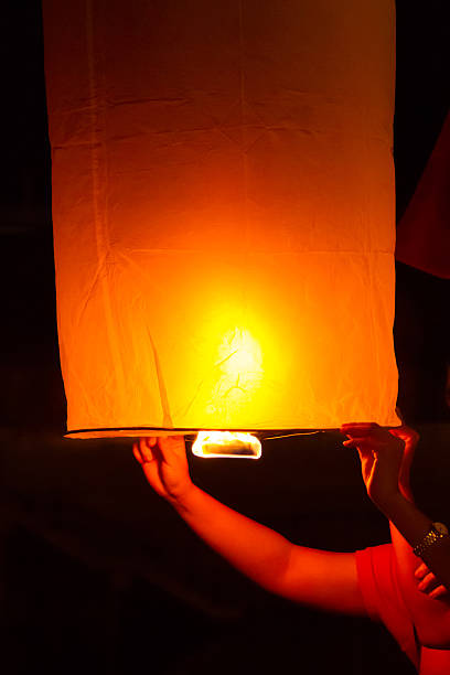 istock Lantern in Loy Krathong festival 462355415