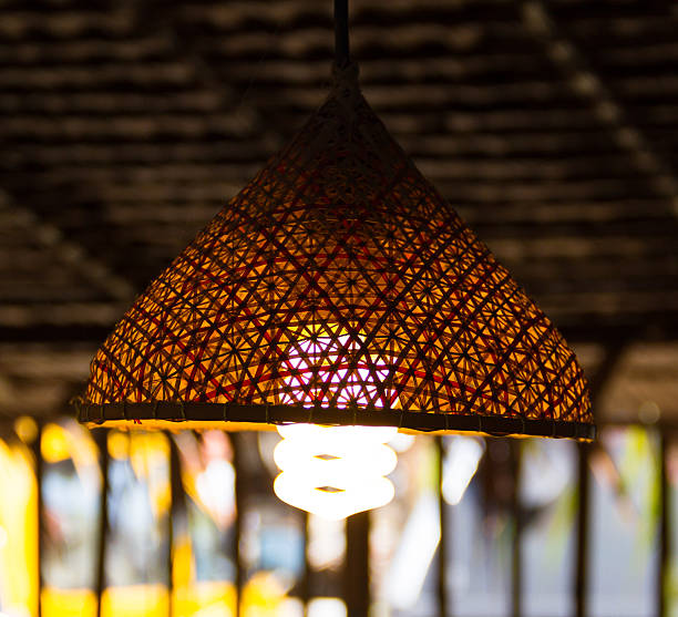 istock Lamps made of bamboo 462355665