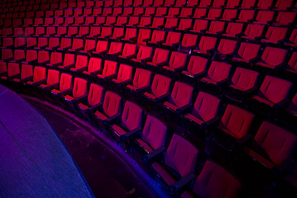 istock Rows of empty theater seats 462366853