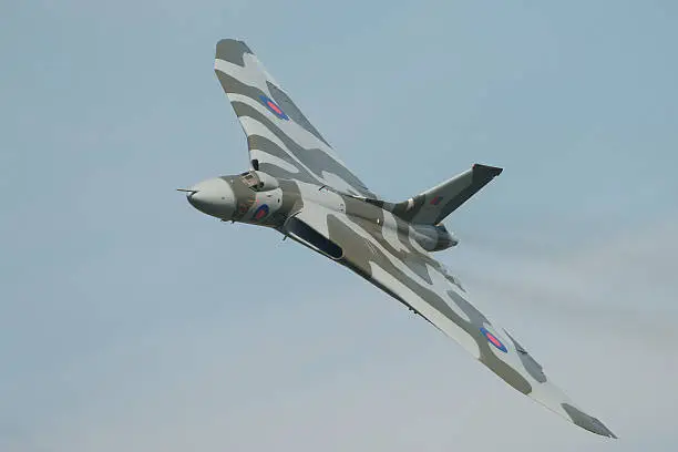 Vulcan Bomber in flight