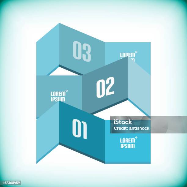 3d Paper Infographic Design Template Stock Illustration - Download Image Now - Award Ribbon, Business, Choice