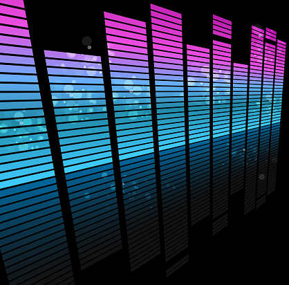 abstract sound wave technology background