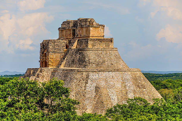 istock Pyramid of the Magician - Uxmal, Mexico 462372145