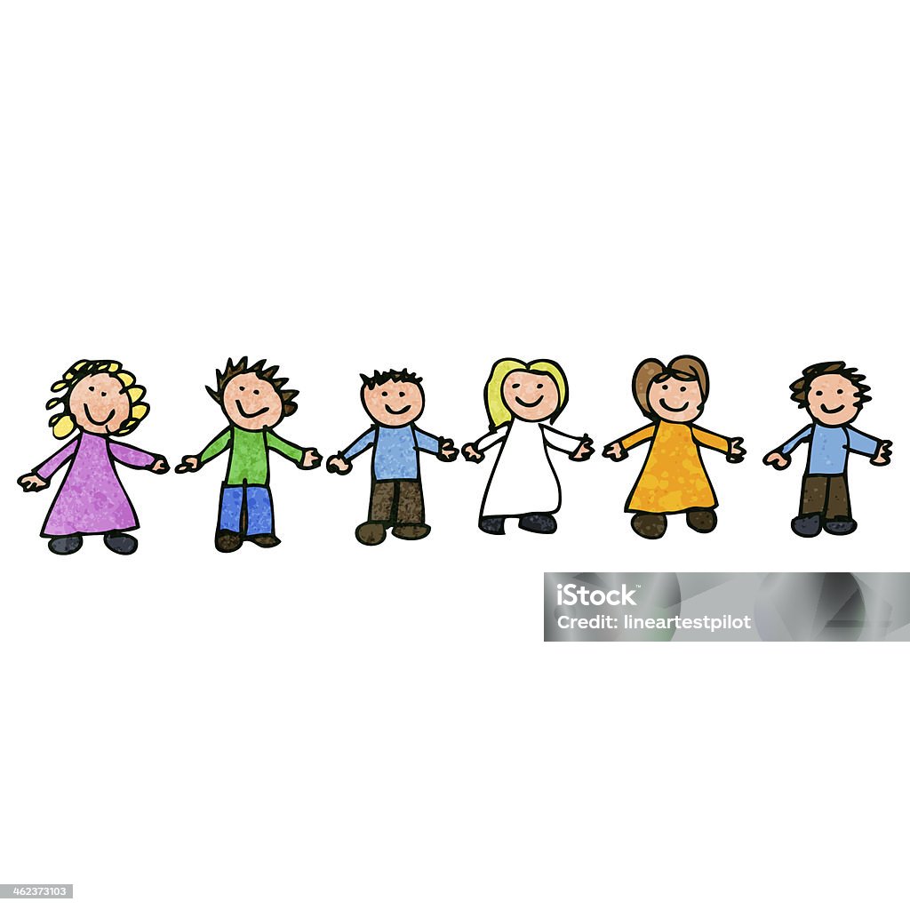 Vẽ Bạn Bè Của Trẻ Em Với Nhau Hình minh họa Sẵn có - Tải xuống ...