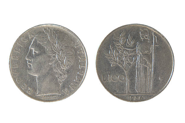 istock The mohet one hundred old Italian liras.Isolated. 462376753