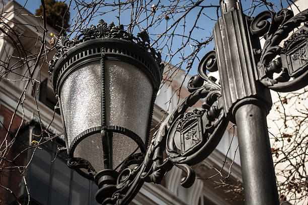 istock Street lamp in Madrid 462381941