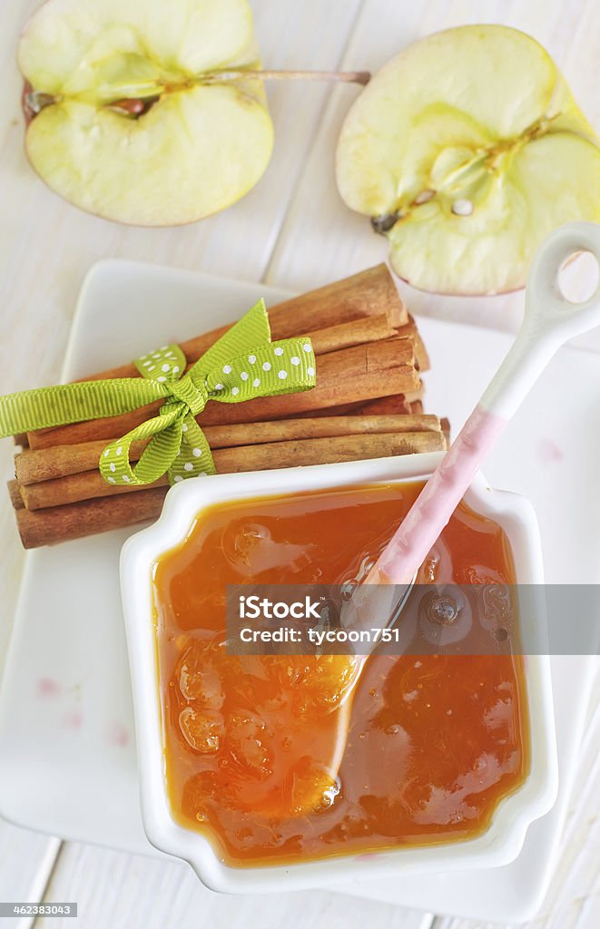 jam and apples Anise Stock Photo