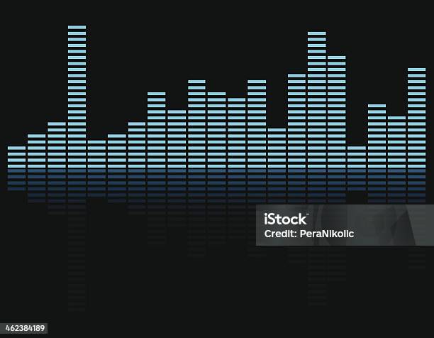 Equalizer Background Stock Illustration - Download Image Now - Graphic Equalizer, Noise, Sound Mixer