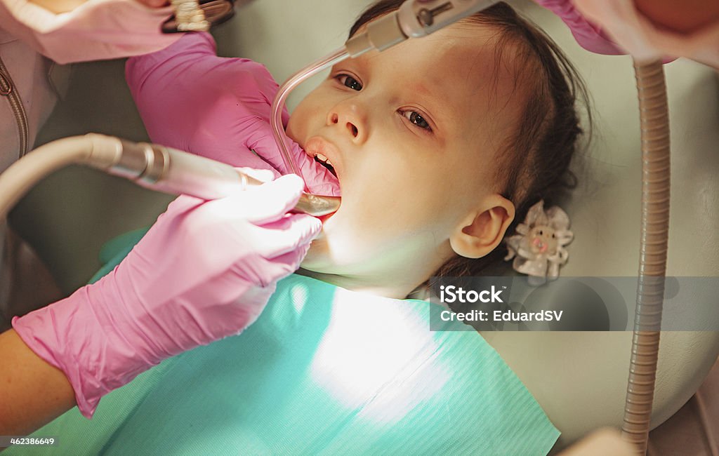 Child. Child in dentistry. Chair Stock Photo