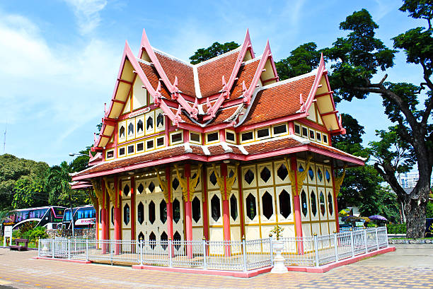 istock The old pavilion ticket office at Hau Hin in Thailand 462387469