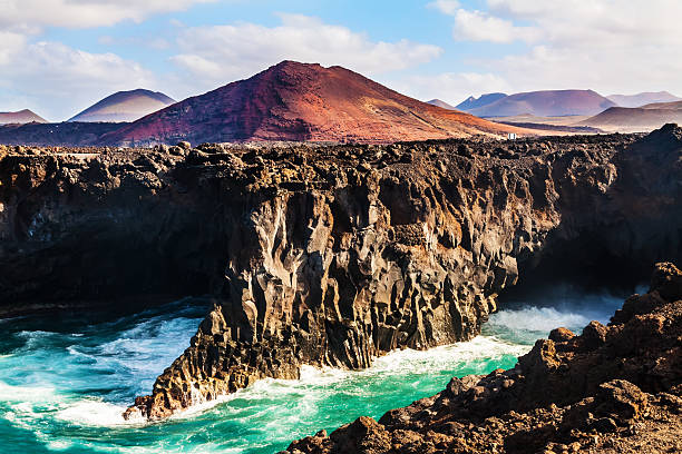 istock Los Hervideros, coastline in Lanzarote with waves 462389623