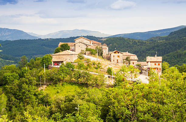 istock village in Pyrenees. Seniu, Huesa 462393101