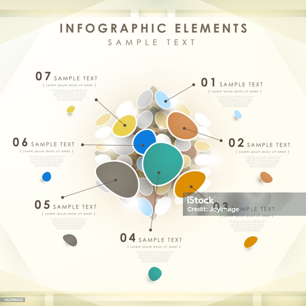 Abstrakte Infografiken-Stil - Lizenzfrei Abstrakt Vektorgrafik